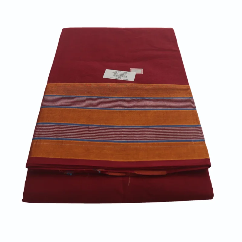 Madhavaram Pure Cotton Saree with zari woven border - Image 4