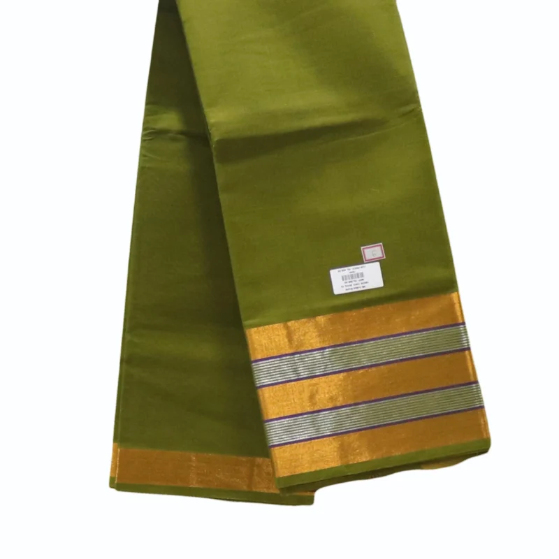 Madhavaram pure cotton saree with Zaree woven border